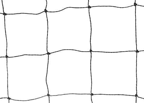 Volierennetz - Breite 10,0m x Länge wählbar, MW 5,0cm, europ. Fertigung, geknotet, Geflügelnetz, Raubvogelschutz, Taubenabwehr